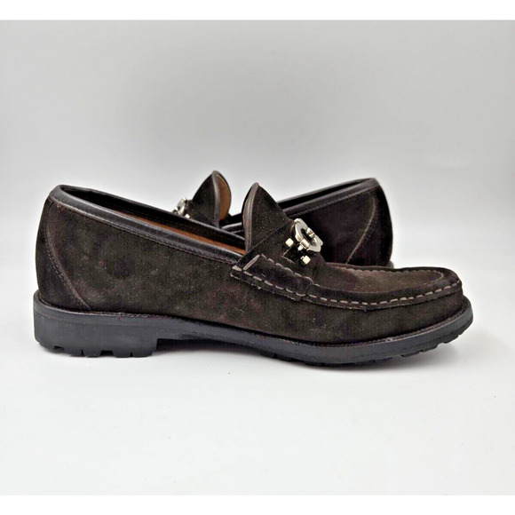 Vintage Men 5.5 Ferragamo Gancini Loafers Limited Edition Rare - Picture 7 of 14